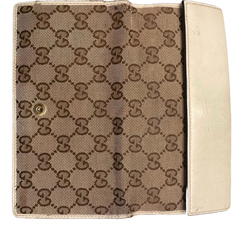 Gucci Brown and Cream Wallet - Picture 3 of 17